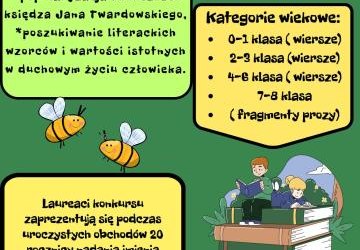 Konkurs Recytatorski „Twórczość ks. Jana Twardowskiego”